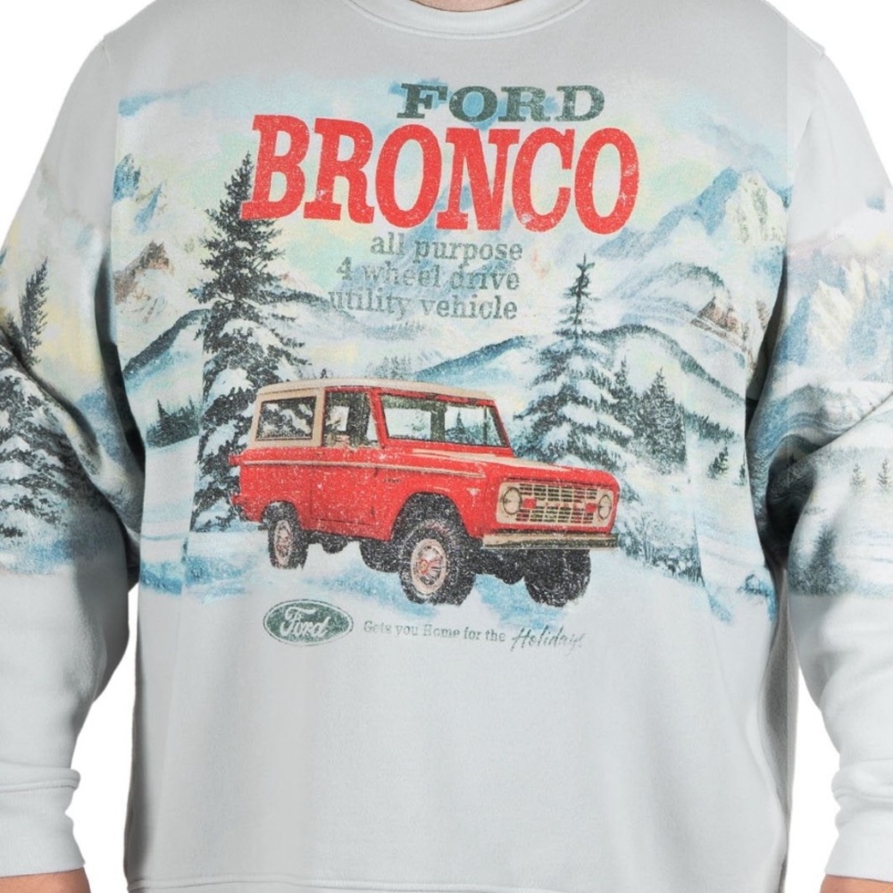 Ford Bronco Christmas Sweater Sweatshirt Vintage Graphic VIRAL 1-XL & XXL left! - Picture 5 of 11